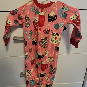 Little blue house Christmas pajamas size 3-6 months NWT